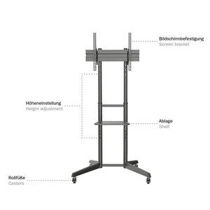 Digitus TV Presentation Mobile Cart Stand 37" - 70" | 90447