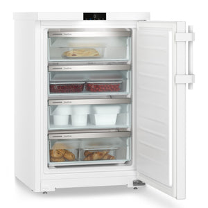 Liebherr 55cm Under Counter Freezer with Smartfrost & Lever Handle - White | FE1404