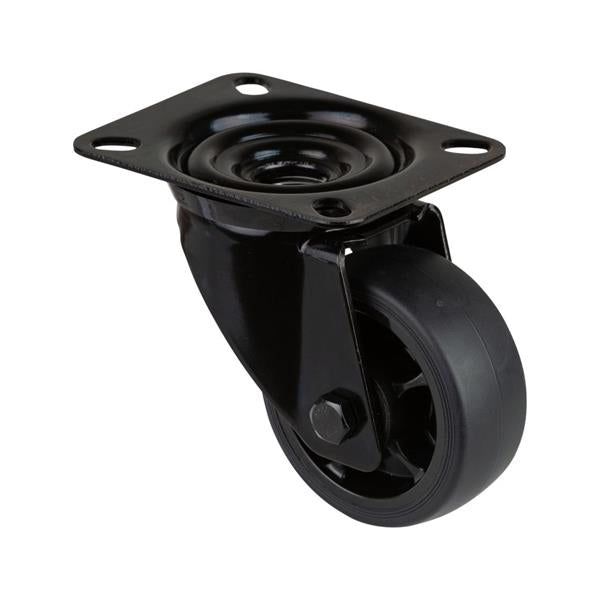 DS Transport Castor Wheel 80mm Swivel 100kg - Black Design | CAS121