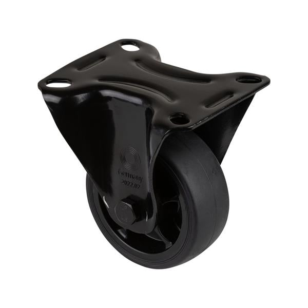 DS Transport Castor Wheel 80mm Fixed 100kg - Black Design | CAS122