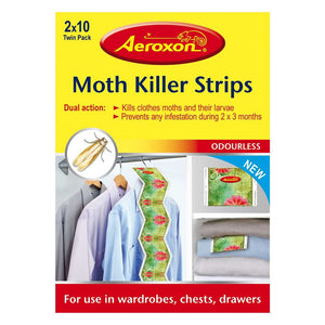 Aeroxon Moth Killer Strips Twin Pack | AX03