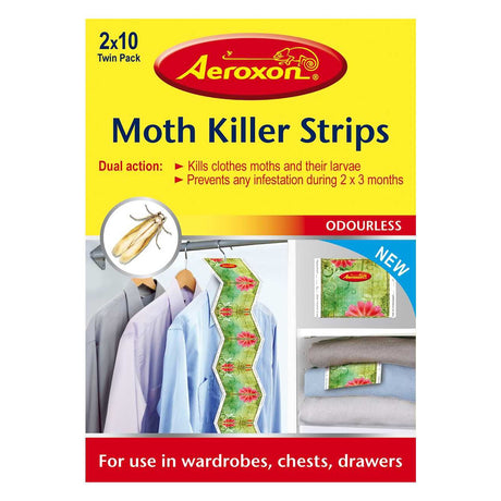 Aeroxon Moth Killer Strips Twin Pack | AX03
