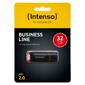 Intenso Business Line USB Memory Stick 32 GB - Black / Red | 3511480