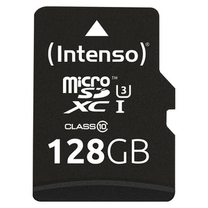 Intenso Professional MicroSD Card 128 Gb Class 10 Uhs-I Incl. Sd Adapter | 3433491