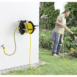 Karcher 25 Metre Wall Mounted Hose Reel Includes Hose and Fittings | 2.645-281.0