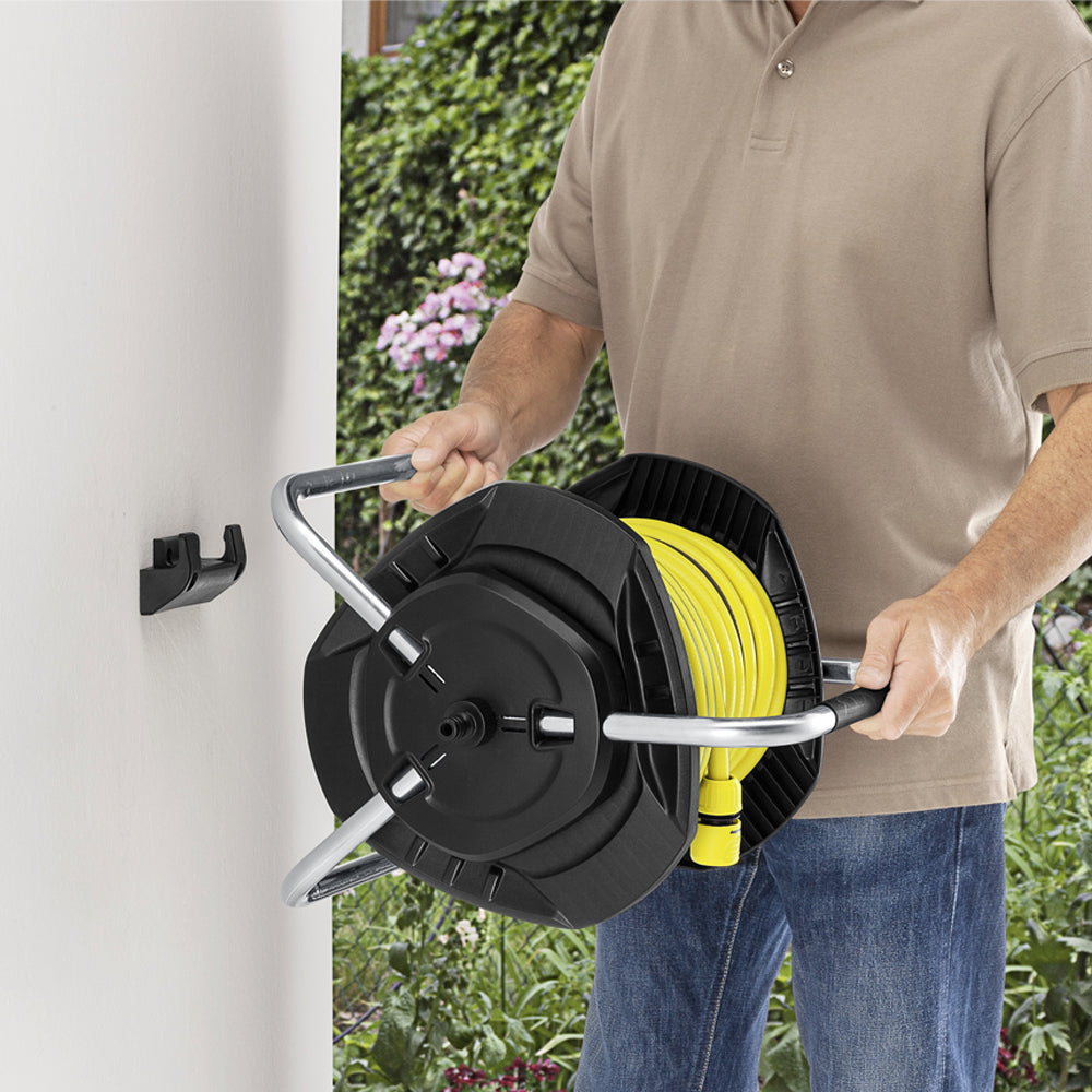 Karcher 25 Metre Wall Mounted Hose Reel Includes Hose and Fittings | 2.645-281.0