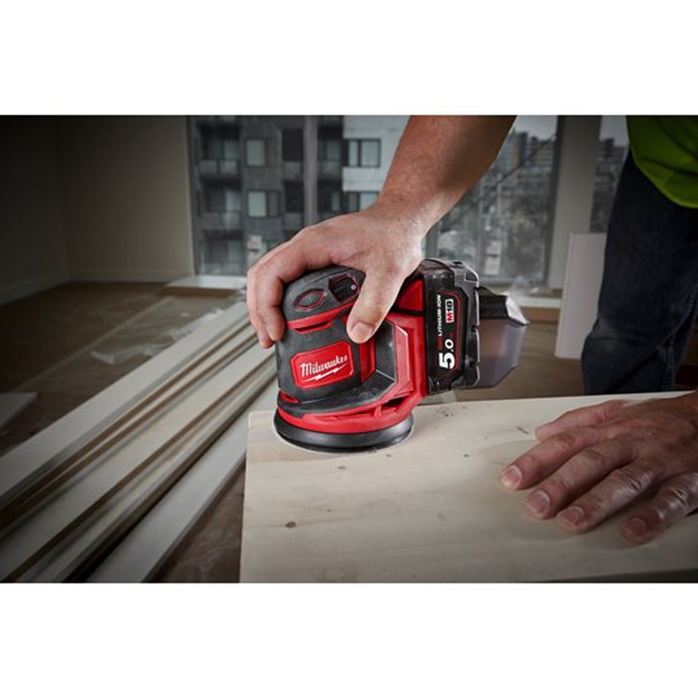 Milwaukee M18 BOS125-0 Random Orbital Sander 18V Bare Unit | MILM18BOS0