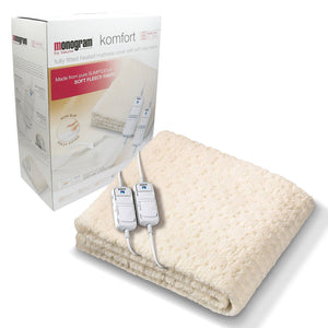 Monogram Double - Komfort Heated Dual Control Electric Under Blanket Mattress Cover | 379.62