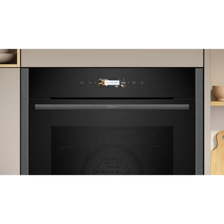 Neff N70 Built In Single Oven - Black / Graphite Trim | B24CR31G0B