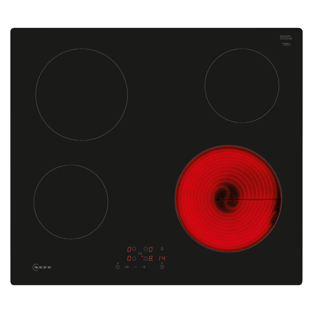 Neff N50 59cm Electric Ceramic Hob - Black | T16NBE1L