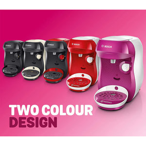 Bosch Tassimo Happy Pod Coffee Machine - Red/Black | TAS1003GB