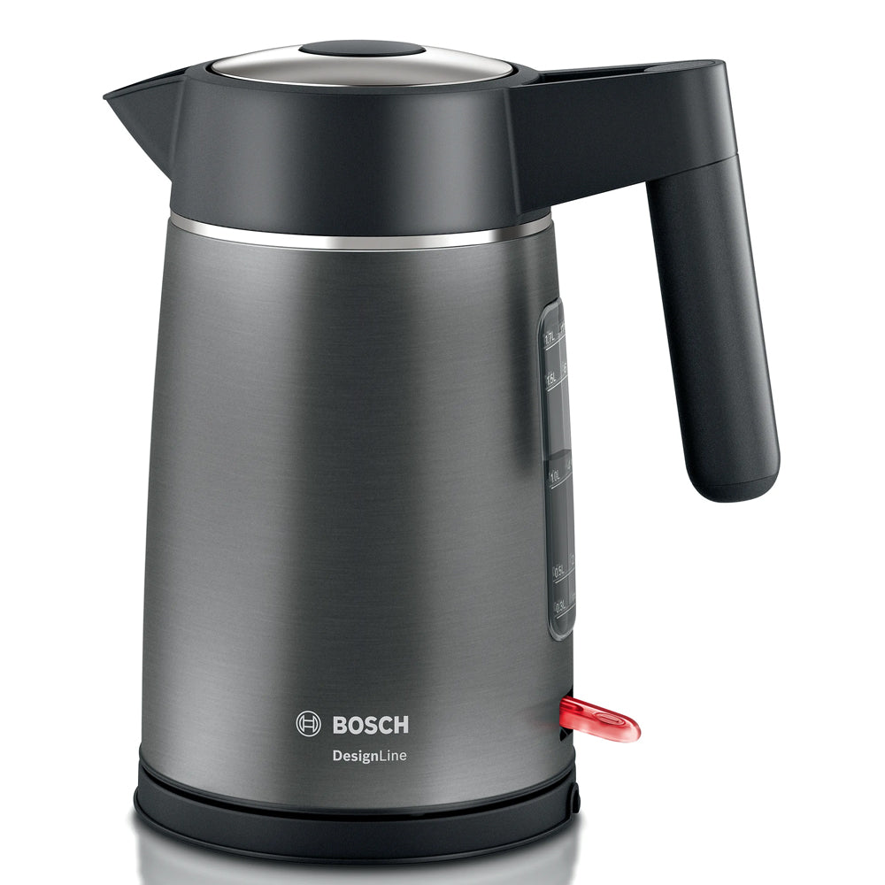 Bosch DesignLine Ergo 1.7 LItre Cordless Jug Kettle - Black & Anthracite | TWK5P475GB