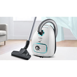 Bosch Serie 4 Bagged Vacuum Cleaner - White | BGBS4HYGGB