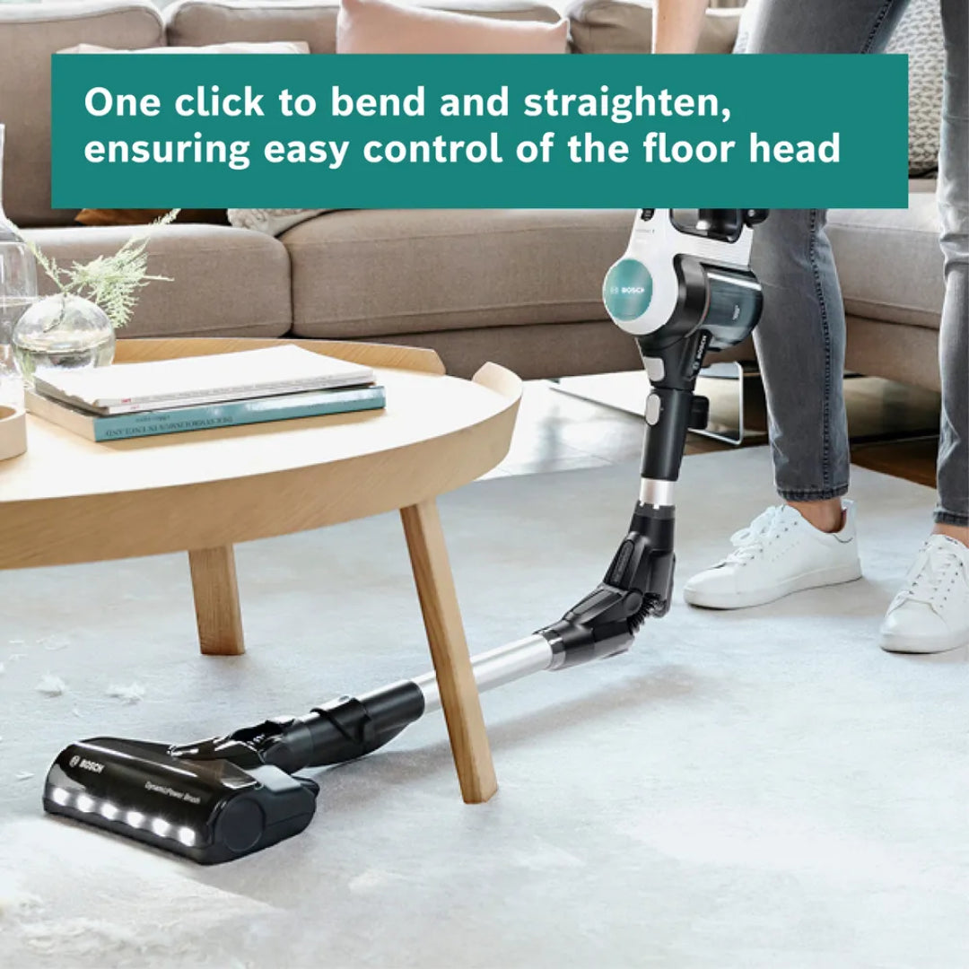 Bosch Unlimited 7 Aqua 2 in 1 Cordless Vacuum Cleaner - White and Turquoise | BCS71HYGGB
