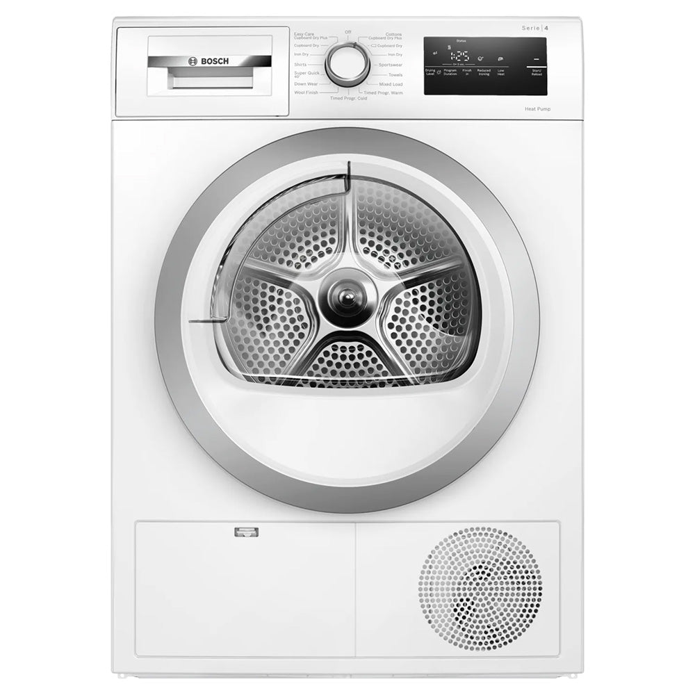 Bosch Series 4 8KG Freestanding Heat Pump Tumble Dryer - White | WTH85223GB