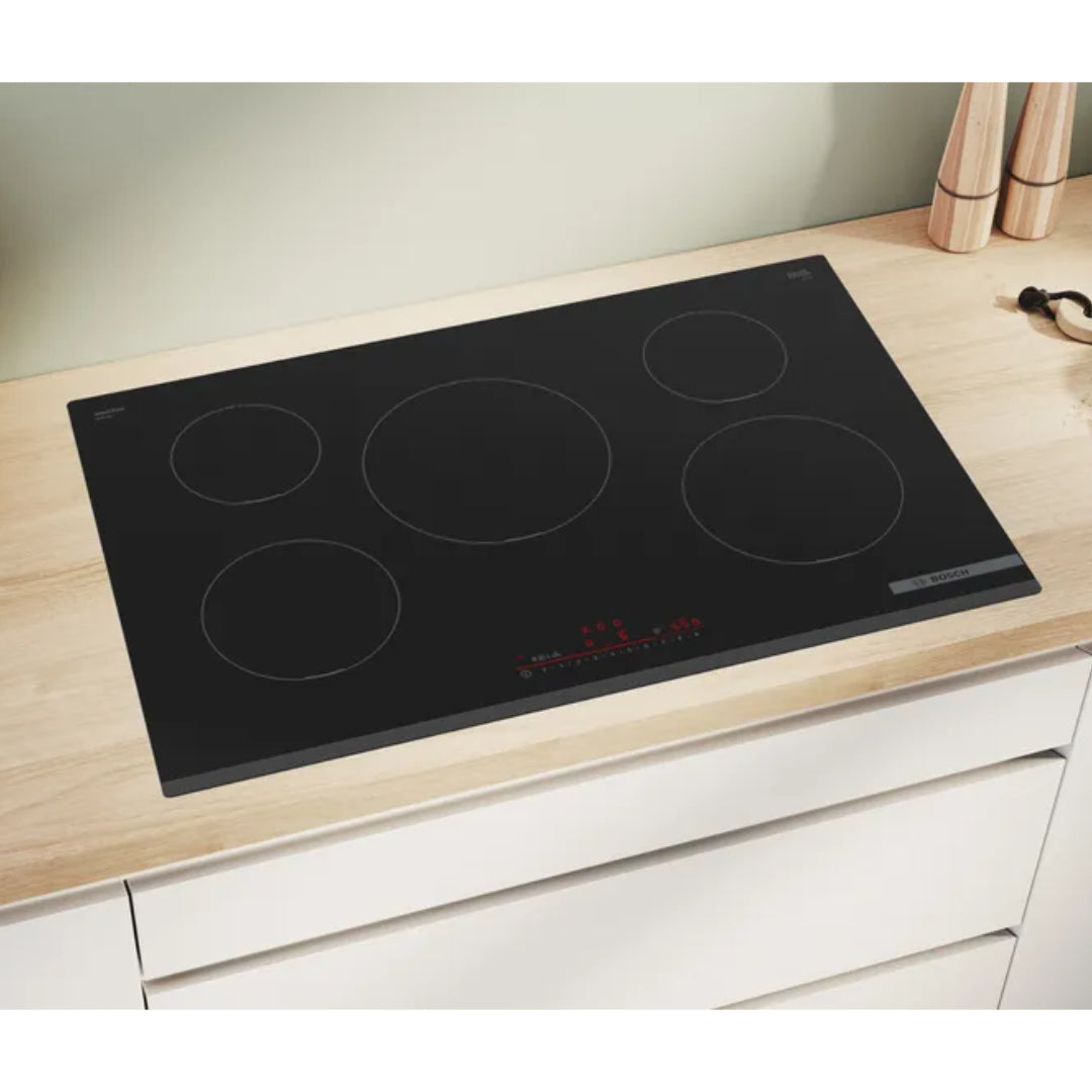 Bosch Series 6 80cm Electric Induction Hob - Black | PIV831HB1E