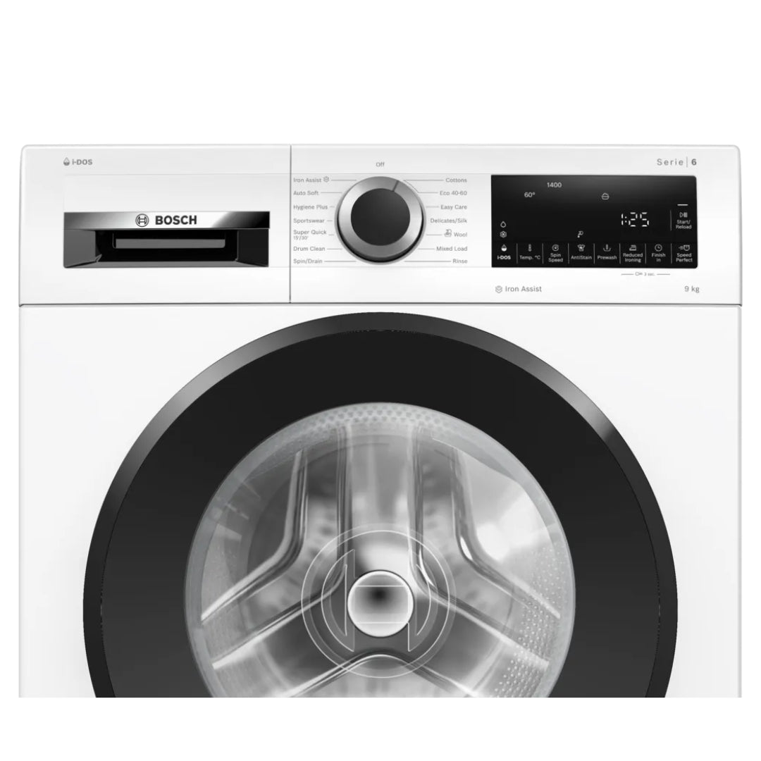 Bosch Series 6 9KG 1400 Spin Washing Machine - White | WGG244F9GB