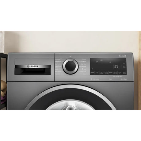 BOSCH Series 6 AntiStain 9 kg 1400 Spin Washing Machine - Graphite | WGG244ZCGB