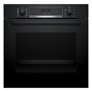 Bosch Series 4 Built In Single Oven with Steam Function - Black | HQA574BB3B