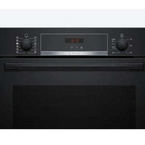 Bosch Series 4 Built In Single Oven with Steam Function - Black | HQA574BB3B