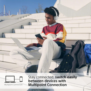 Sony Over Ear Wireless Bluetooth Headphone - White | WHCH520WCE7
