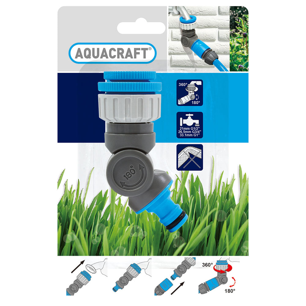 Aquacraft Angled Tap Connector 1/2" - 3/4" | AQC550342