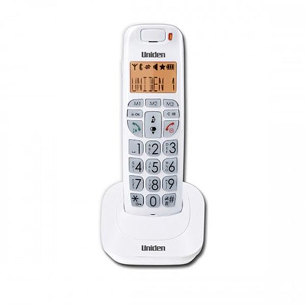 Uniden Big Button Big Numbers and Audio Boost Cordless Phone - White | TL4105W