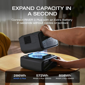 Ecoflow River 3 Plus Power Station 286wh Portable Power Station ( Backup Battery ) | EFRIVER3Plus-UK