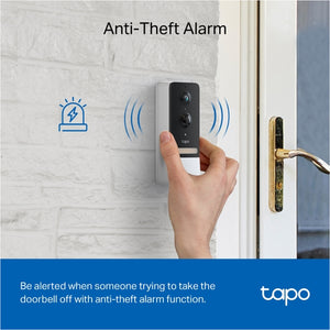 TP-Link Tapo Smart Battery Video Doorbell Camera Kit | TAPOD230S1