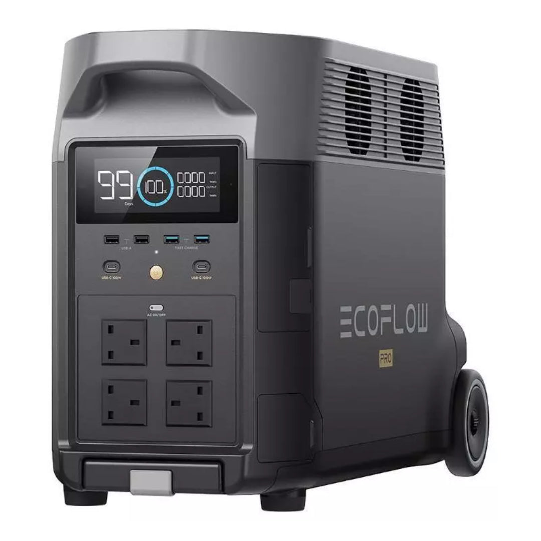 Ecoflow Delta Pro Portable Power Station 3.6 - 25kwh ( Battery Backup ) | DELTAPro-UK-C20