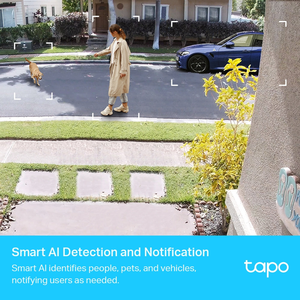 TP-Link Tapo Smart Wire-Free Indoor & Outdoor Security Camera System - White | TAPOC420S2