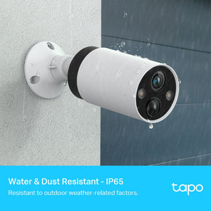 TP-Link Tapo Smart Wire-Free Indoor & Outdoor Security Camera System - White | TAPOC420S2
