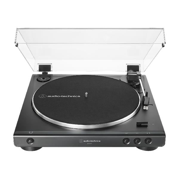 Audio Technica Automatic Wireless Belt-Drive Stereo Turntable Record Player - Black | ATLP60XBKBT