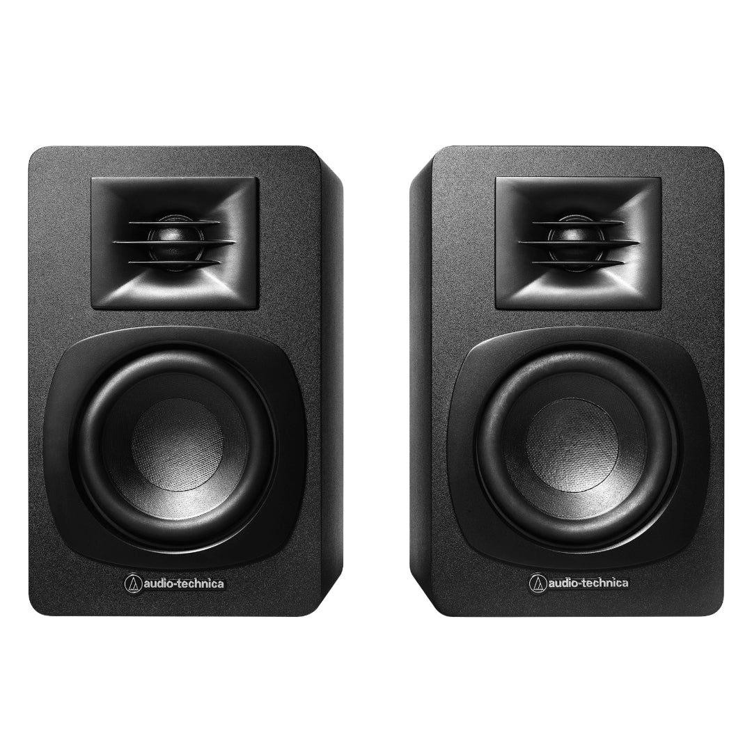 Audio-Technica Powered Bluetooth Bookshelf Speakers - Black | AT-SP3X