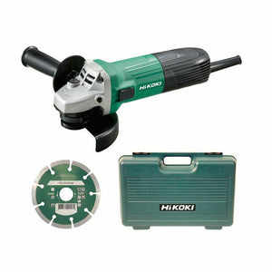 Hikoki G12STX/J8 Mini Angle Grinder 115mm Diamond Blade & Case 600W 110V | HIKG12STXCDL