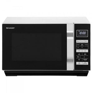 Sharp 23 Litre 900W Flatbed Freestanding Microwave - Silver | R360SLM