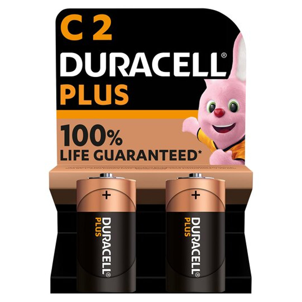 Duracell C Batteries 2 Pack | DURC100PP2