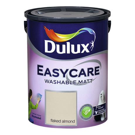 Dulux 5 Litre Easycare Washable Matt - Flaked Almond | 5089911