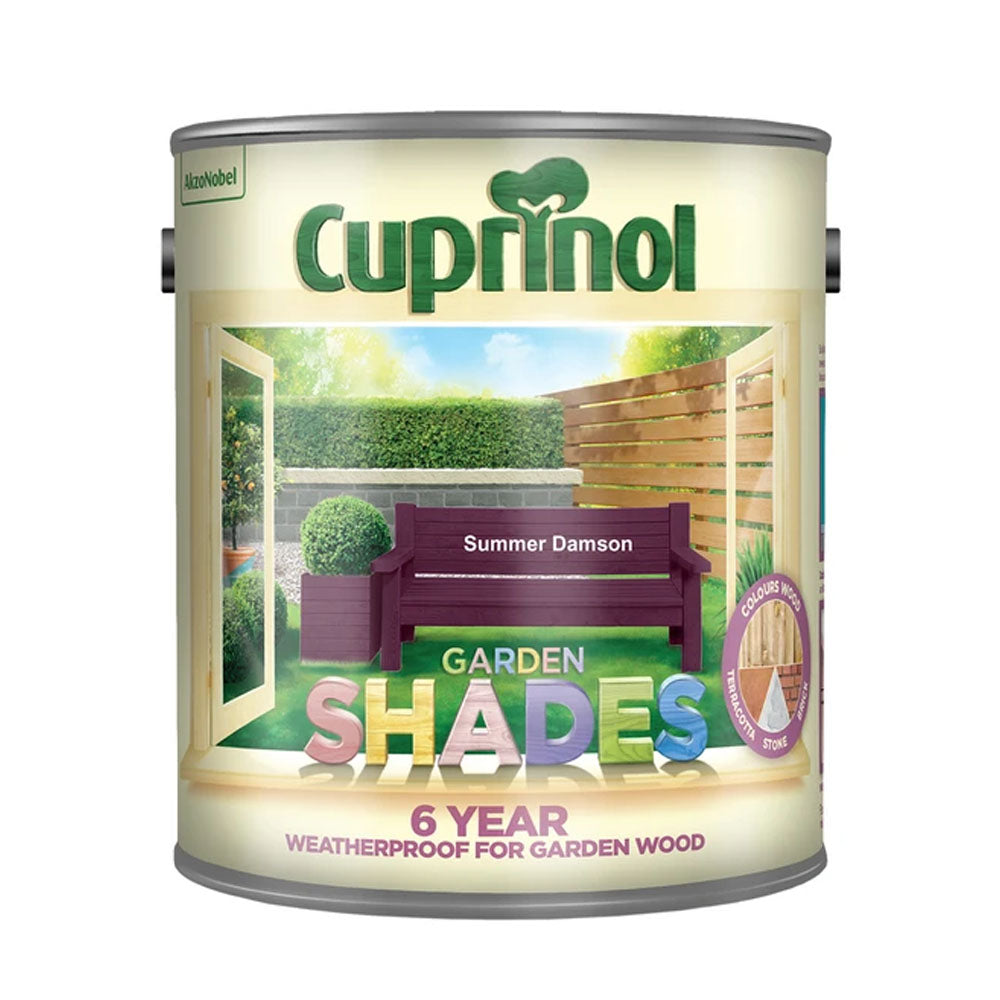 Cuprinol 2.5 Litre Garden Shades Woodstain - Summer Damson | 5122396