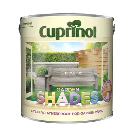 Cuprinol 2.5 Litre Garden Shades Woodstain - Muted Clay | 5122397