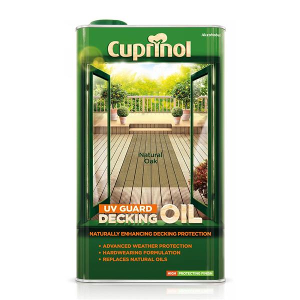 Cuprinol Decking Oil 5 Litre - Natural Oak | 5122415
