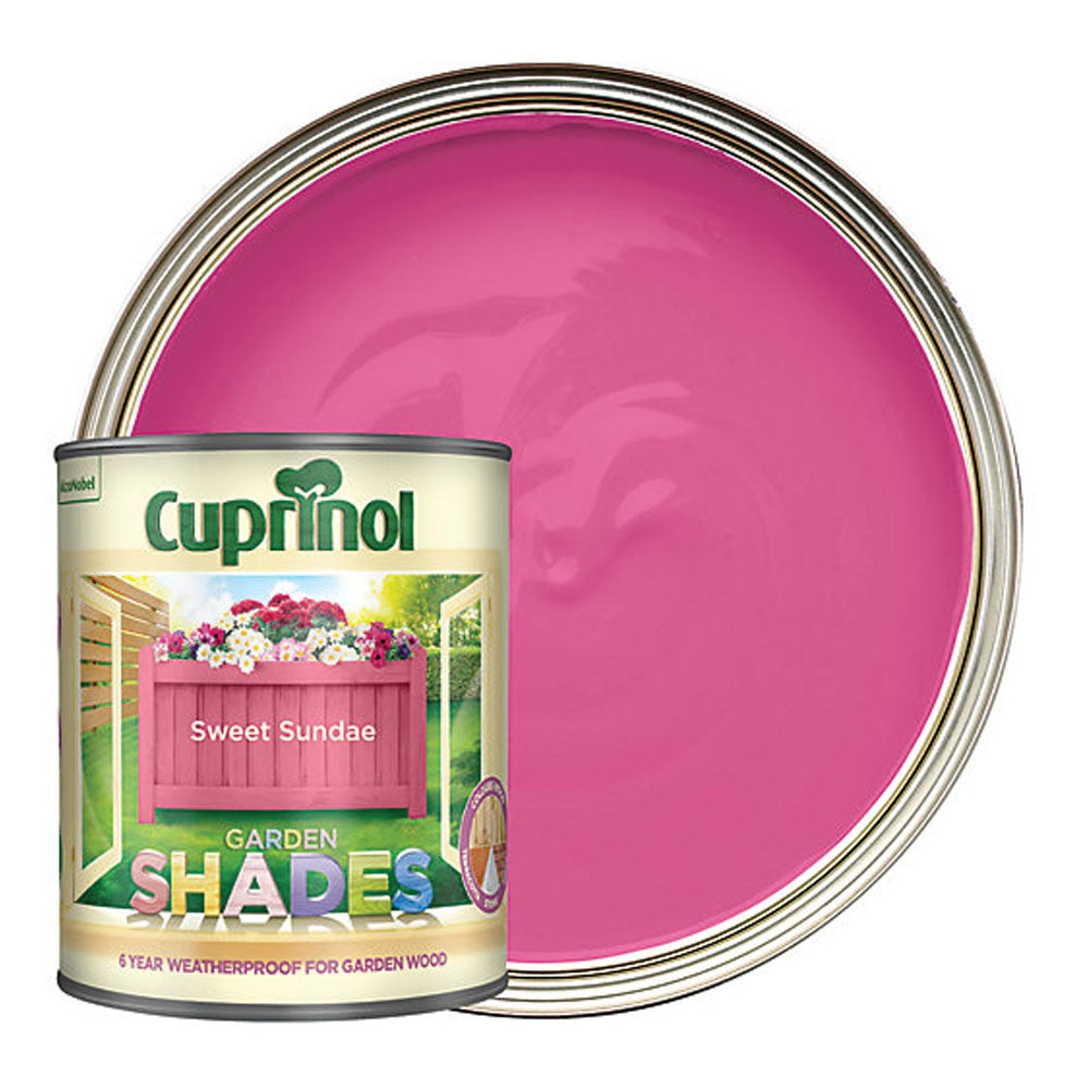 Cuprinol 1 Litre Garden Shades Woodstain - Sweet Sundae | 5159074