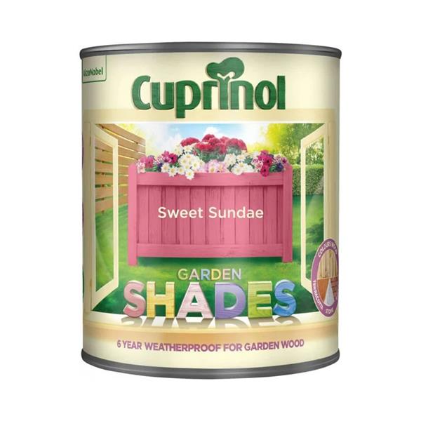 Cuprinol 1 Litre Garden Shades Woodstain - Sweet Sundae | 5159074