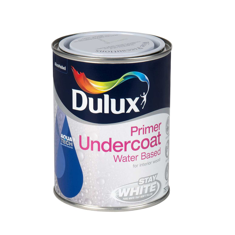 Dulux 750ml Undercoat Water Based - Brillant White | 5164543