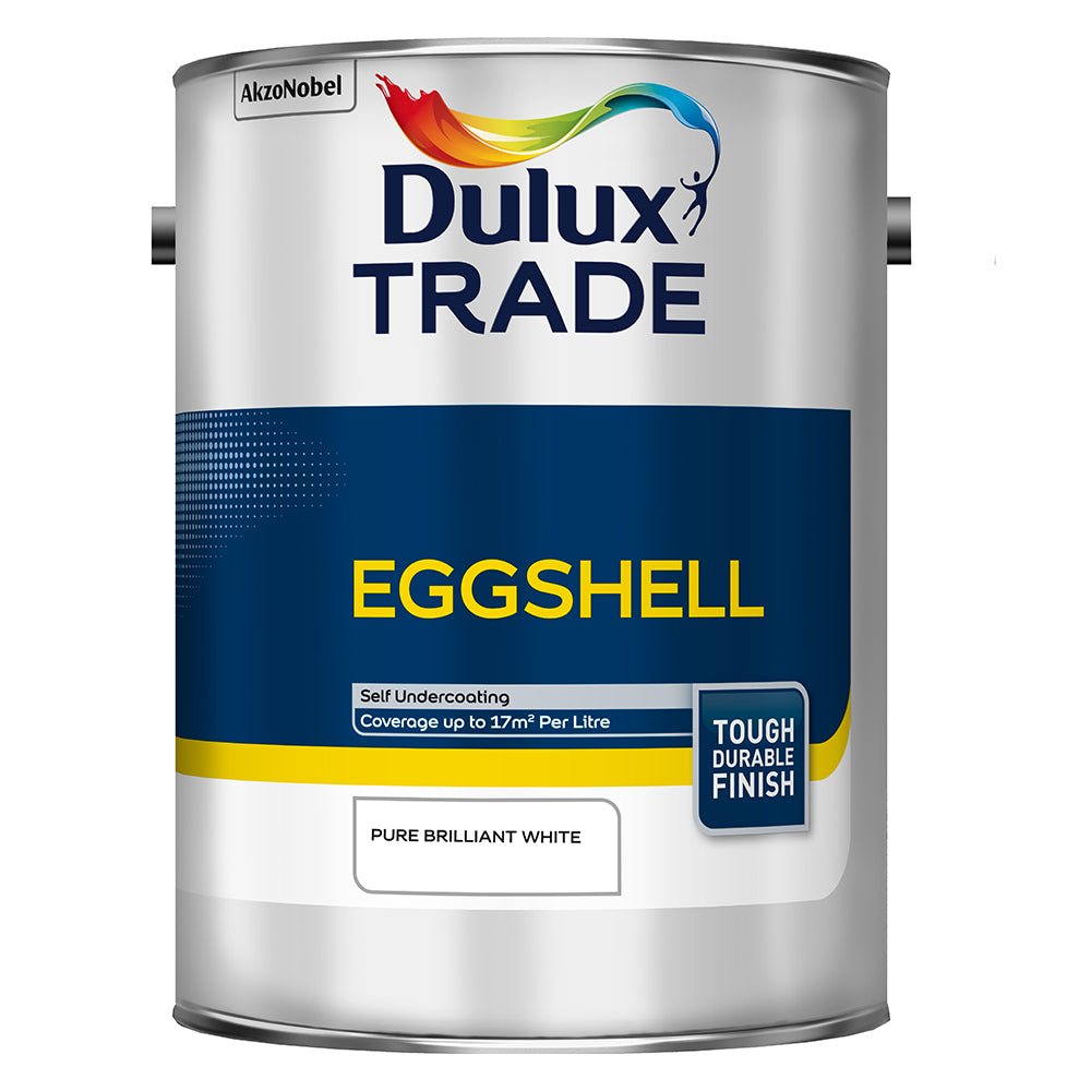 Dulux Trade Eggshell 5 Litre - Brilliant White | 5184005