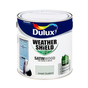 Dulux 2.5 Litre Weathershield Exterior Satinwood - Bluebird | 5197713