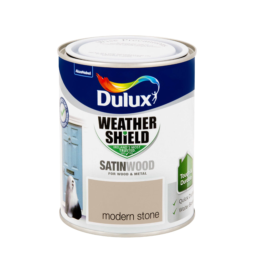 Dulux 750ml Weathershield Exterior Satinwood - Modern Stone | 5197688