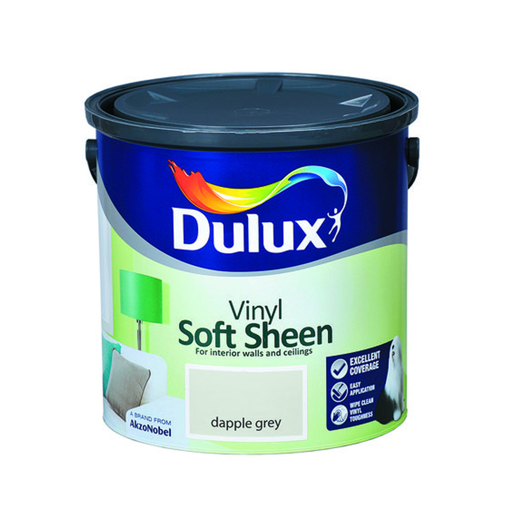 Dulux 2.5 Litre Soft Sheen - Dapple Grey | 5218168