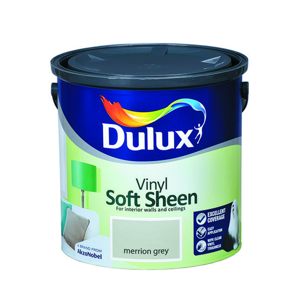 Dulux 2.5 Litre Soft Sheen - Merrion Grey | 5236905