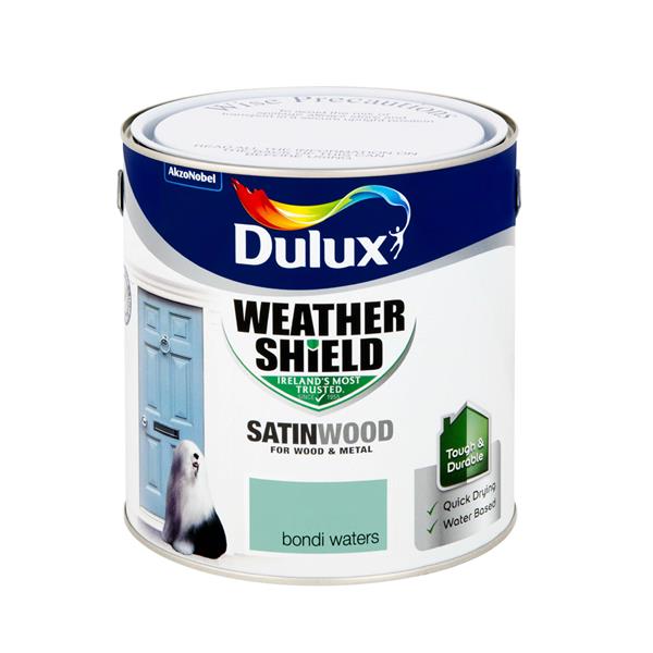 Dulux 2.5 Litre Weathershield Exterior Satinwood - Bondi Waters | 5270117